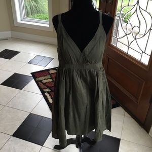 Galliano dress midi green NWT